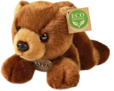 PLYŠ Medvěd 20cm ležící Eco-Friendly PLYŠOVÉ HRAČKY