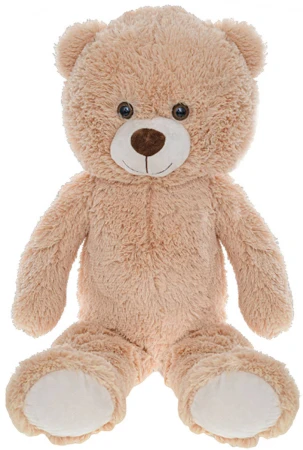 PLYŠ Medvěd 80cm světle hnědý Plush Friends (plyšová hračka)