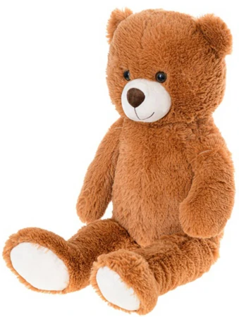 PLYŠ Medvěd 80cm tmavě hnědý Plush Friends (plyšová hračka)