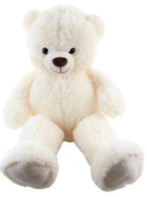 PLYŠ Medvěd 90cm bílý (plyšová hračka)