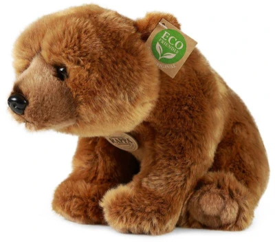 PLYŠ Medvěd Grizzly 30cm Eco-Friendly PLYŠOVÉ HRAČKY