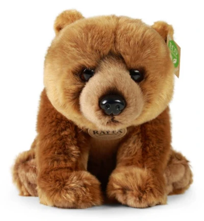 PLYŠ Medvěd Grizzly 30cm Eco-Friendly PLYŠOVÉ HRAČKY