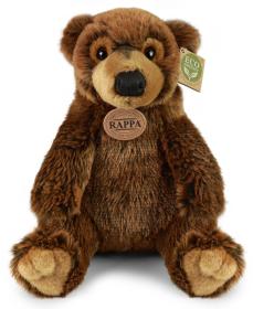 PLYŠ Medvěd hnědý 24cm sedící Eco-Friendly (plyšová hračka)