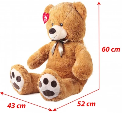 PLYŠ Medvěd Kuba 100cm s visačkou (plyšová hračka)