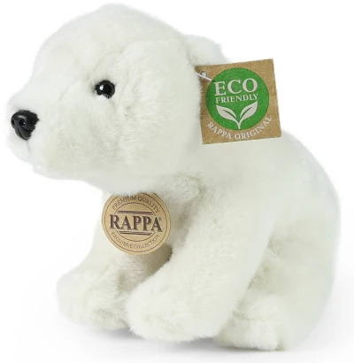 PLYŠ Medvěd lední 20cm sedící Eco-Friendly (plyšová hračka)