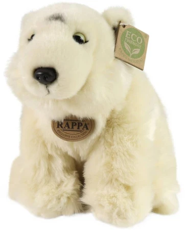 PLYŠ Medvěd lední 30cm sedící Eco-Friendly (plyšová hračka)