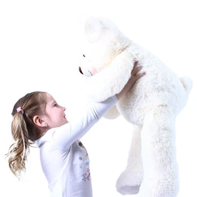 PLYŠ Medvěd Lily velký 78cm bílý (plyšová hračka)