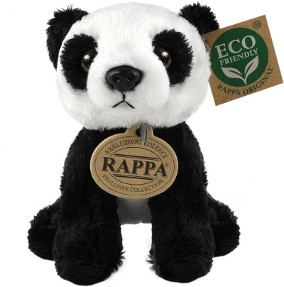PLYŠ Medvídek Panda 13cm Eco-Friendly (plyšová hračka)
