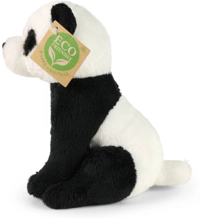 PLYŠ Medvídek Panda 15cm sedící Eco-Friendly (plyšová hračka)