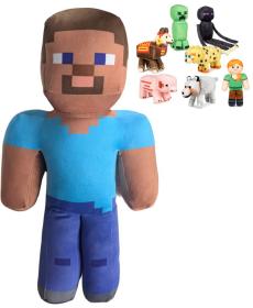 PLYŠ Minecraft postavička 30cm 8 druhů (plyšová hračka)