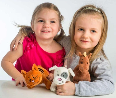 PLYŠ Moje první zvířátko baby se zvukem 3 druhy (plyšová hračka)