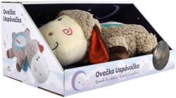 PLYŠ Ovečka baby usínáček projektor na baterie pro miminko Světlo Zvuk