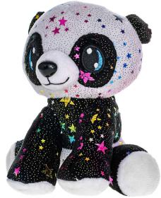 PLYŠ Panda Star Sparkle 16cm duhová třpytivá (plyšová hračka)