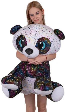 PLYŠ Panda Star Sparkle 70cm třpytivá sedící (plyšová hračka)