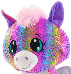 PLYŠ Pegas Rainbow Star Sparkle 24cm okřídlený koník (plyšová hračka)