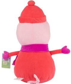 PLYŠ Peppa Pig 50cm v zimním oblečku 4 druhy (plyšová hračka)