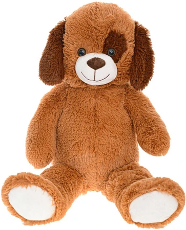 PLYŠ Pes 80cm tmavě hnědý Plush Friends (plyšová hračka)