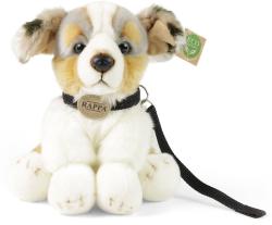PLYŠ Pes australský ovčák 28cm sedící s vodítkem Eco-Friendly (plyšová hračka)