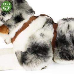 PLYŠ Pes australský ovčák 61cm ležící Eco-Friendly (plyšová hračka)