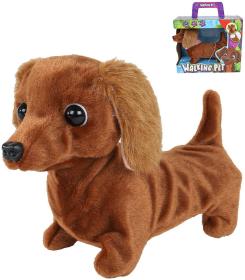 PLYŠ Pes baby jezevčík Take me home štěká a chodí na baterie Zvuk PLYŠ Pes baby jezevčík Take me home štěká a chodí na baterie Zvuk