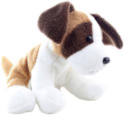 PLYŠ Pes bernardýn sedící 15cm (plyšová hračka)