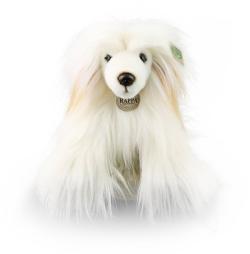 PLYŠ Pes čínský chocholatý 30cm Eco-Friendly (plyšová hračka)