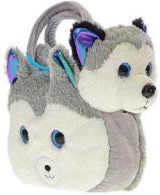 PLYŠ Pes Husky 20cm set s psí kabelkou (plyšová hračka) PLYŠ Pes Husky 20cm set s psí kabelkou (plyšová hračka)