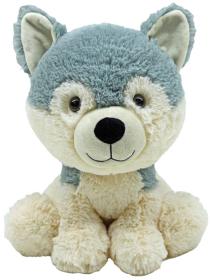 PLYŠ Pes Husky 30cm sedící (plyšová hračka)