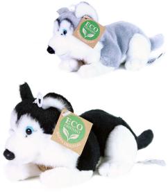 PLYŠ Pes husky ležící 17cm Eco-Friendly 2 barvy (plyšová hračka) PLYŠ Pes husky ležící 17cm Eco-Friendly 2 barvy (plyšová hračka)
