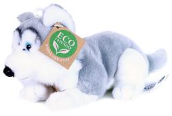 PLYŠ Pes husky ležící 17cm Eco-Friendly 2 barvy (plyšová hračka)