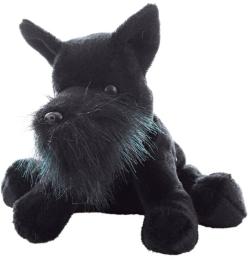 PLYŠ Pes knírač sedící 16cm (plyšová hračka)