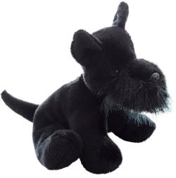 PLYŠ Pes knírač sedící 16cm (plyšová hračka)