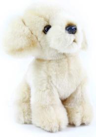 PLYŠ Pes Labrador 18cm bílý (plyšová hračka) PLYŠ Pes Labrador 18cm bílý (plyšová hračka)