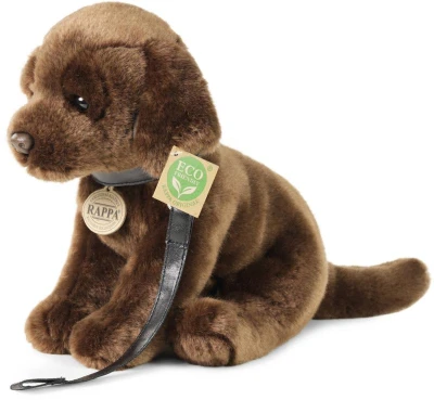 PLYŠ Pes labrador 25cm hnědý s vodítkem Eco-Friendly (plyšová hračka) PLYŠ Pes labrador 25cm hnědý s vodítkem Eco-Friendly (plyšová hračka)