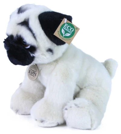 PLYŠ Pes mops 30cm sedící Eco-Friendly (plyšová hračka)