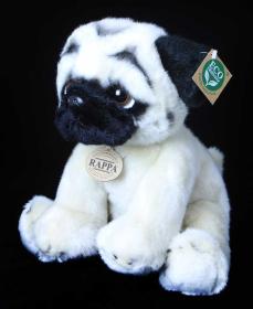 PLYŠ Pes mops 30cm sedící Eco-Friendly (plyšová hračka)