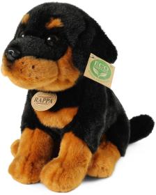 PLYŠ Pes rotvajler sedící 30cm Eco-Friendly (plyšová hračka)