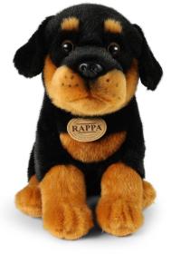 PLYŠ Pes rotvajler sedící 30cm Eco-Friendly (plyšová hračka)