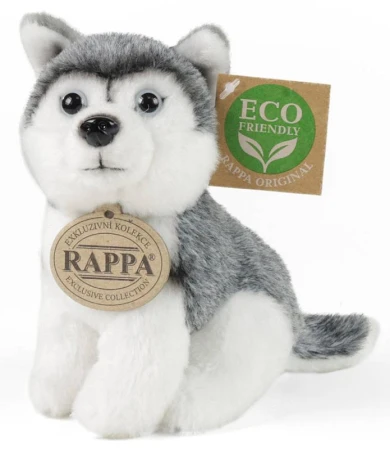 PLYŠ Pes sedící 13cm 3 druhy Eco-Friendly (plyšová hračka)