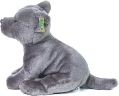 PLYŠ Pes Stafordšírský bulteriér sedící 30cm Eco-Friendly PLYŠOVÉ HRAČKY