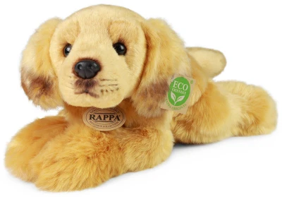 PLYŠ Pes zlatý retriever ležící 30cm Eco-Friendly (plyšová hračka)