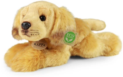 PLYŠ Pes zlatý retriever ležící 30cm Eco-Friendly (plyšová hračka)