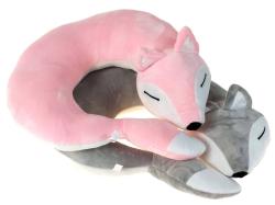 PLYŠ Polštář porodní, cestovní - liška