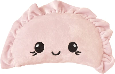 PLYŠ Polštářek knedlíček 60cm růžový s obličejem (plyšová hračka)