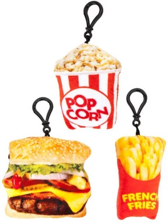 PLYŠ Přívěsek Fast Food 10cm s klipem klíčenka různé druhy (plyšová hračka) PLYŠ Přívěsek Fast Food 10cm s klipem klíčenka různé druhy (plyšová hračka)