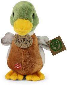 PLYŠ Pták Kachna 22cm na baterie Zvuk Eco-Friendly (plyšová hračka)