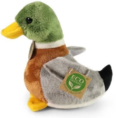 PLYŠ Pták Kachna 22cm na baterie Zvuk Eco-Friendly (plyšová hračka)