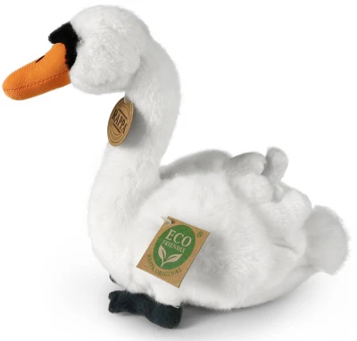 PLYŠ Pták labuť 20cm Eco-Friendly (plyšová hračka)