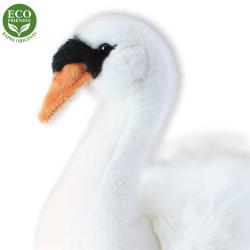 PLYŠ Pták labuť sedící 23cm Eco-Friendly (plyšová hračka)