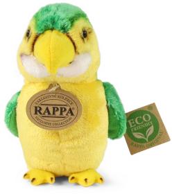 PLYŠ Pták papoušek zelený 15cm Eco-Friendly (plyšová hračka)